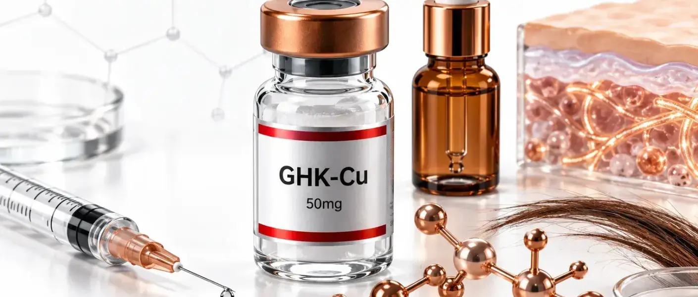 GHK-Cu Copper Peptide: Skin, Hair and Injectable vs Topical
