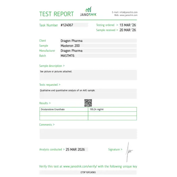 Drostanolone - Dragon Pharma