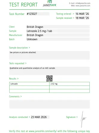 Letrobol 2.5 mg - British Dragon