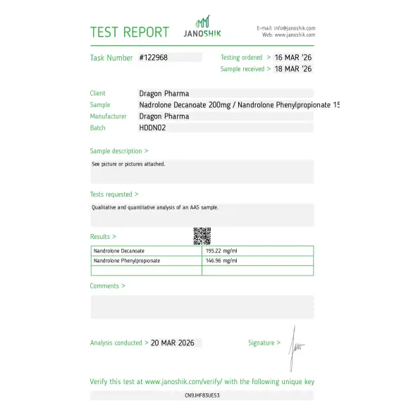 Nandrolone Esters - Dragon Pharma