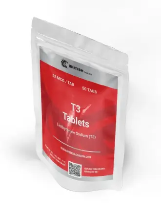 T3 Tablets 25 mcg - British Dragon