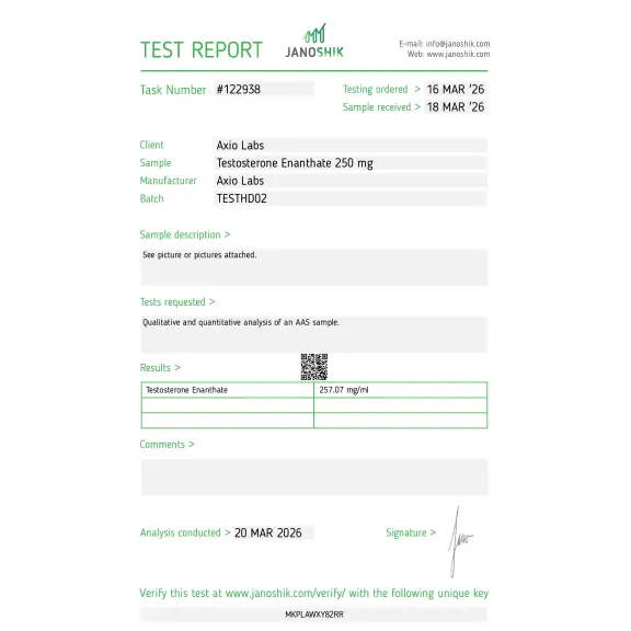 Testaplex Testosterone - Axiolabs